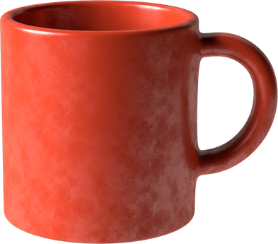 Red Ceramic Mug